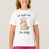 No Talk Me I’m Angy Cat Meme | Cute Kawaii Funny