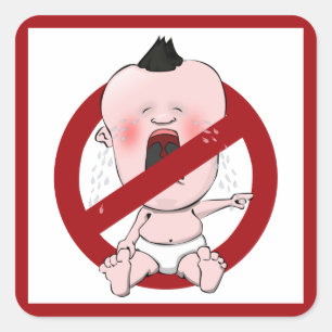 NO TATTLE TALES - NO SNITCHES SQUARE STICKER