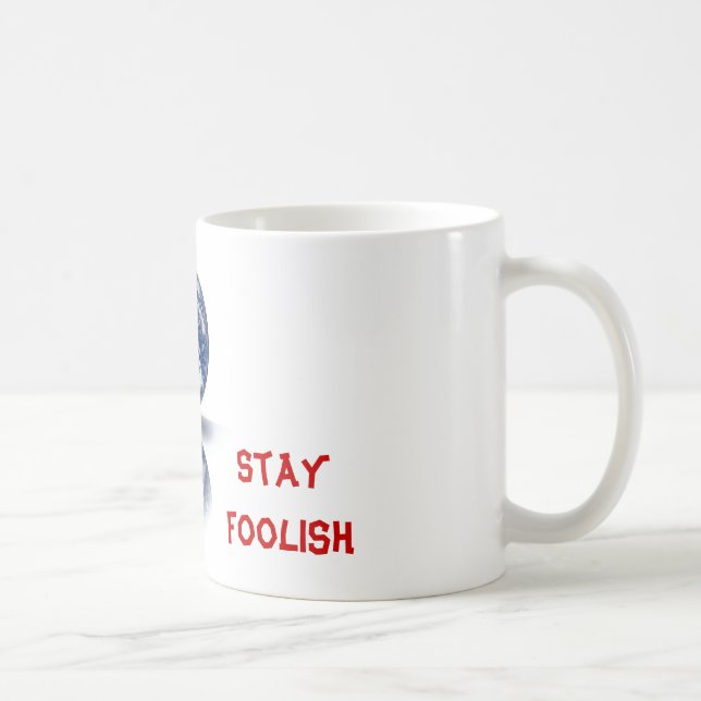 No te conformes. No dejes de ser curioso. Coffee Mug (Right)