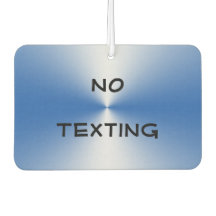 No Texting reminder on Sleek Blue