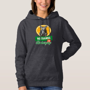 No Thanks, I’m Recharging Koala Bear Orange Hoodie