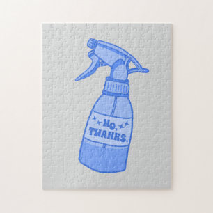 No, Thanks. Spray Bottle Sassy Humour Jigsaw Puzzle