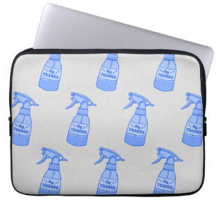 No, Thanks. Spray Bottle Sassy Humour Laptop Sleeve