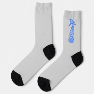 No, Thanks. Spray Bottle Sassy Humour Socks