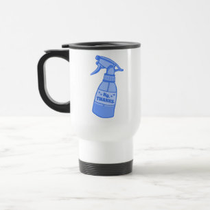 No, Thanks. Spray Bottle Sassy Humour Travel Mug