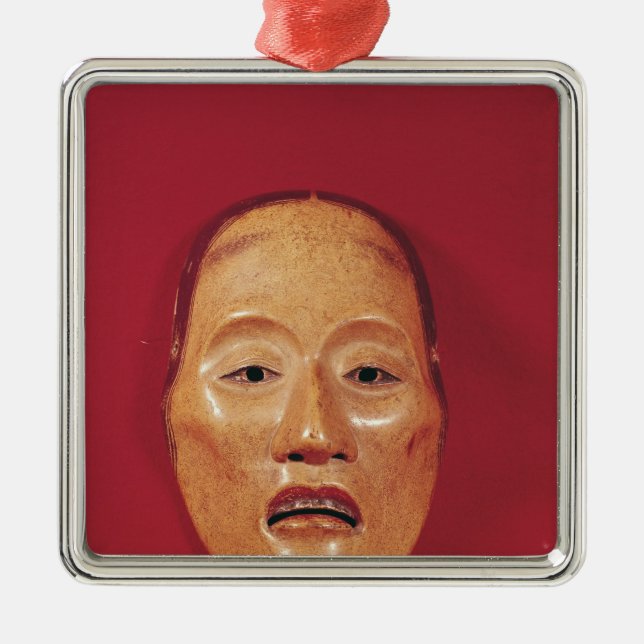 No theatre mask metal tree decoration (Front)