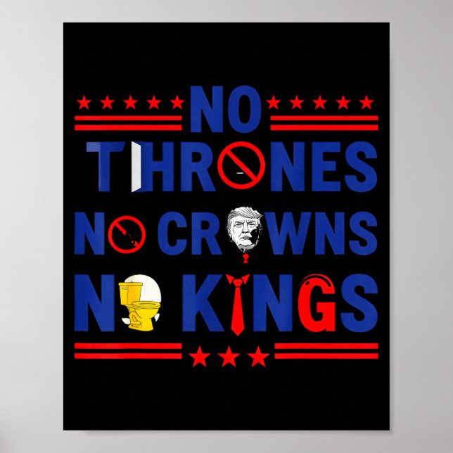 No Thrones No Crowns No Kings  Poster (Front)