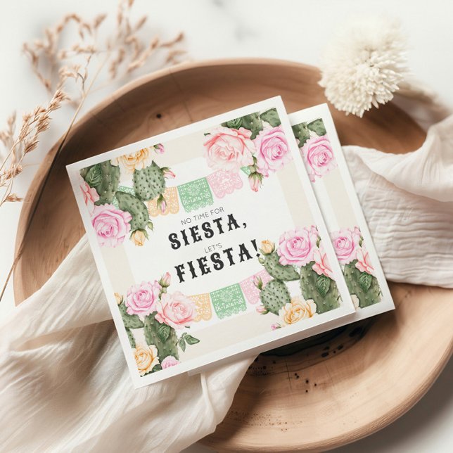No time for Siesta, Let's Fiesta Napkin (Creator Uploaded)