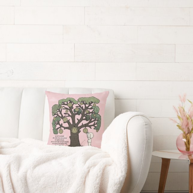 No TIME Like the Present Cushion (Couch)