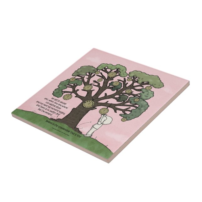 No TIME Like the Present Tile (Side)