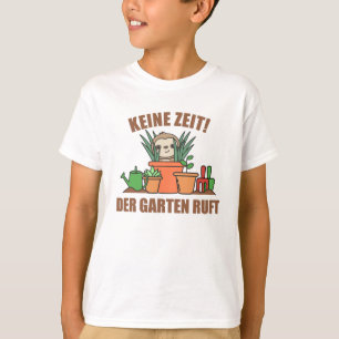 No Time The Garden Calls Gardeners Sloth Garden T-Shirt