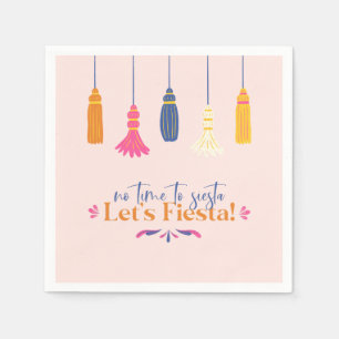 No Time to Siesa Let's Fiesta Graduation Party  Napkin