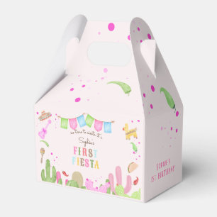 No time to siesta fiesta mexican first birthday favour box