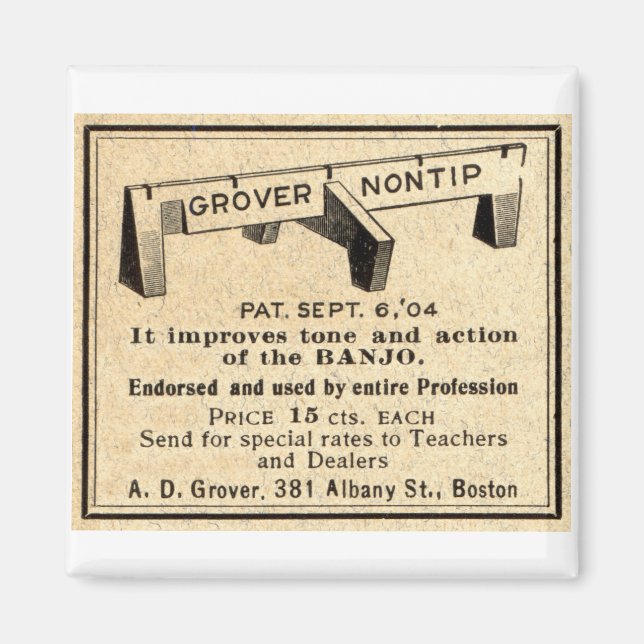 No Tip Bridge Magnet (Front)