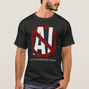 No To AI Generated Images_1 T-Shirt