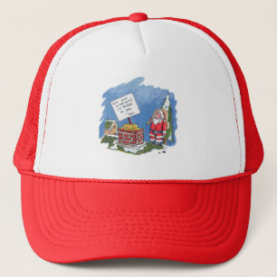 No To Santa trucker hat