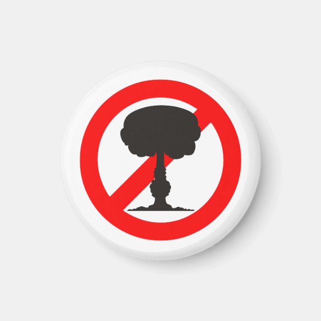 No to the Bomb Magnet (Front)