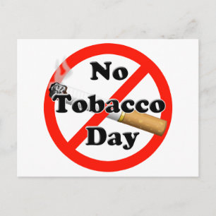 No Tobacco Day Postcard