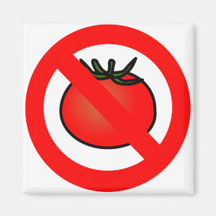 No Tomatoes Magnet