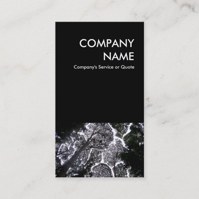 no touch trees landscaping business card (Front)