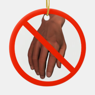 No Touching Allowed! Ceramic Tree Decoration