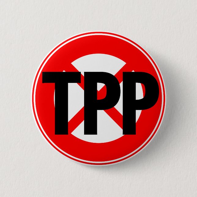 NO TPP 6 CM ROUND BADGE (Front)
