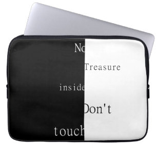 No Treasure Inside – Don't Touch Laptop Sleeve