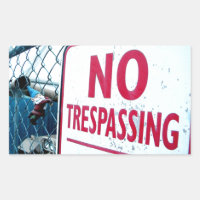 No Trespassing
