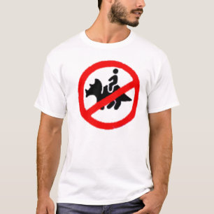 No Triceratops Riding Zone T-Shirt