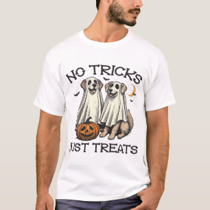 No Tricks Just Treats Dog Halloween Shirt Classic 