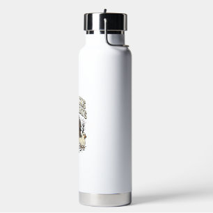 No Tricks Just Treats Halloween Dachshund Ghost De Water Bottle