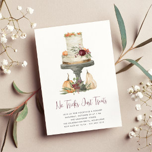 No Tricks, Just Treats Halloween Party Invitation