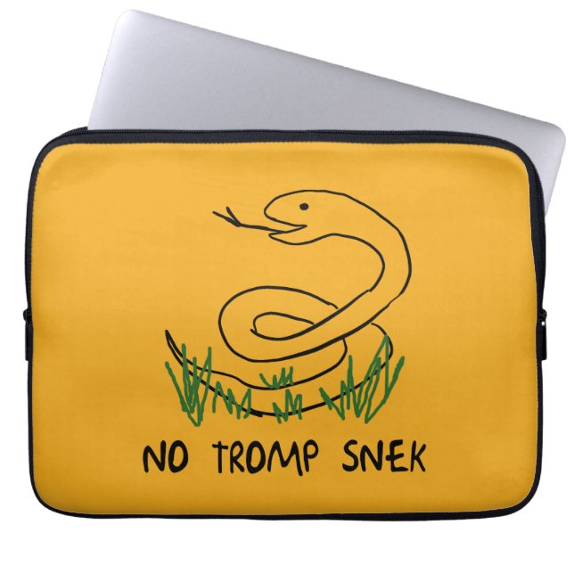 No tromp snek Laptop Sleeve (Front)