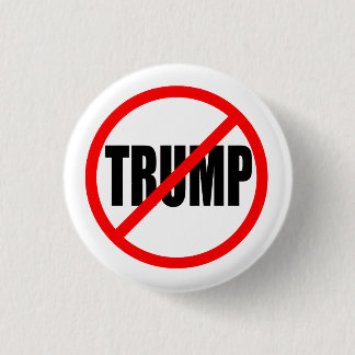 'NO TRUMP' 1.25-inch 3 Cm Round Badge