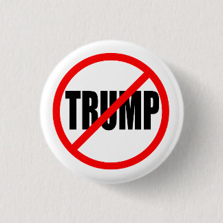 'NO TRUMP' 1.25-inch 3 Cm Round Badge