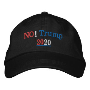 No! Trump 2020 Embroidered Hat