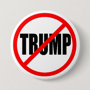 'NO TRUMP' 7.5 CM ROUND BADGE