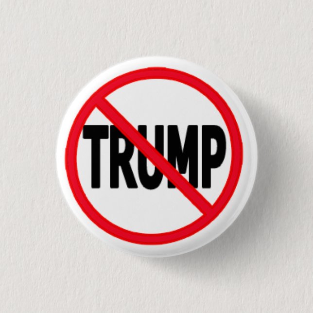 No Trump Button (small) (Front)