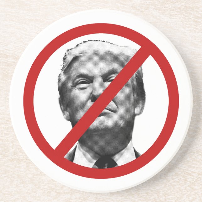 No Trump International Sign Coaster (Front)