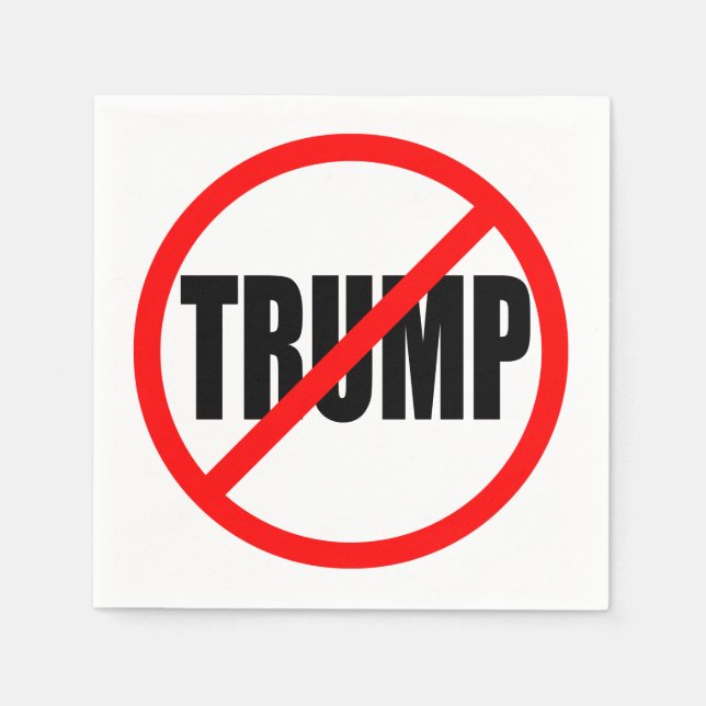 "NO TRUMP" NAPKIN (Front)
