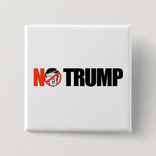 NO TRUMP -.png 15 Cm Square Badge