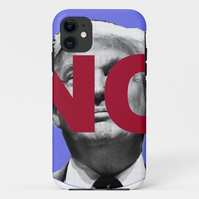 No Trump (Purple and Red) Case-Mate iPhone Case (Back)