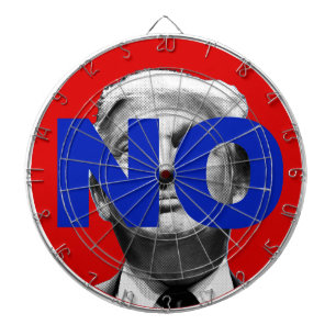No Trump (red and blue) Dartboard