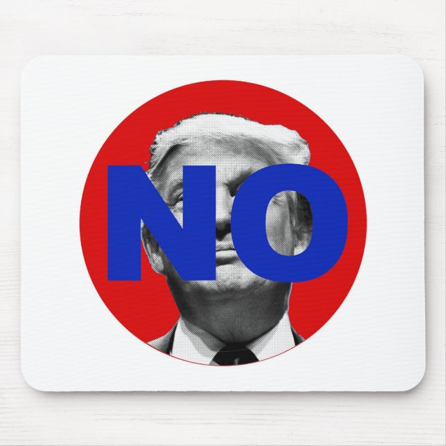 No Trump (red and blue) Mouse Mat (Front)