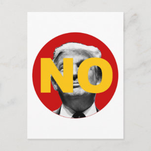 No Trump (Red and Yellow) Postcard