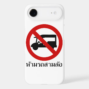 NO Tuk-Tuk TAXI ⚠ Thai Road Sign ⚠