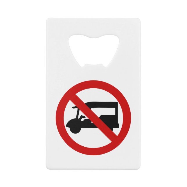 NO Tuk-Tuk TAXI ⚠ Thai Road Sign ⚠ (Front)