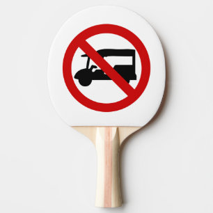 NO Tuk-Tuk TAXI ⚠ Thai Road Sign ⚠ Ping Pong Paddle