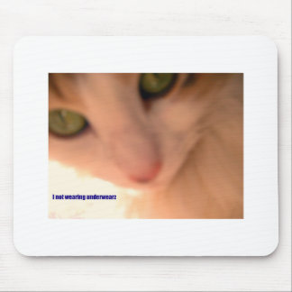 no underwear kitty mouse mat