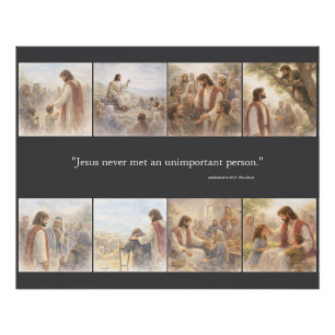 No unimportant person poster